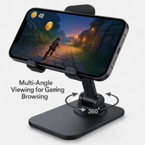 _13796b83-55c2-4510-b7fa-2f6bfb909e3b 360° Rotating Phone Stand – Multi-Angle Viewing for Gaming & Browsing