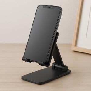_27405c7d-d088-4664-950e-2e1c1e778533 Foldable Mobile Holder – Space-Saving Design for Home/Office