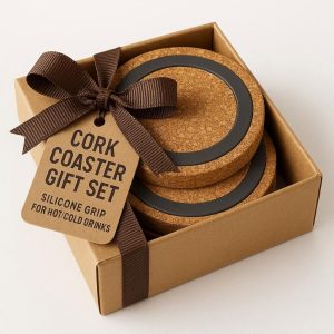 _8bfe5c58-b134-4ede-a139-7283b60337a2 Cork Coaster Gift Set – Silicone Grip for Hot/Cold Drinks