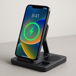 _f94ba8c8-e8dc-432a-8d5d-7bf394b892d8 Multi-Functional Phone Stand – Built-in Wireless Charger